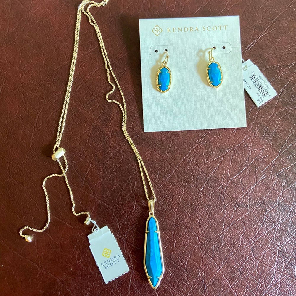 Kendra Scott Cassidy Necklace and Earring Set